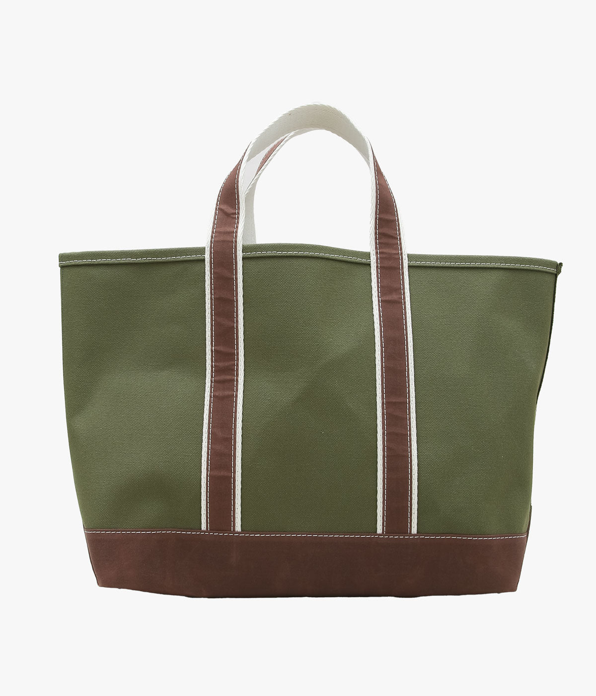 BONCOURA "BOAT TOTE ARMY" (OLIVE DUCK x PARAFFIN BROWN DUCK)