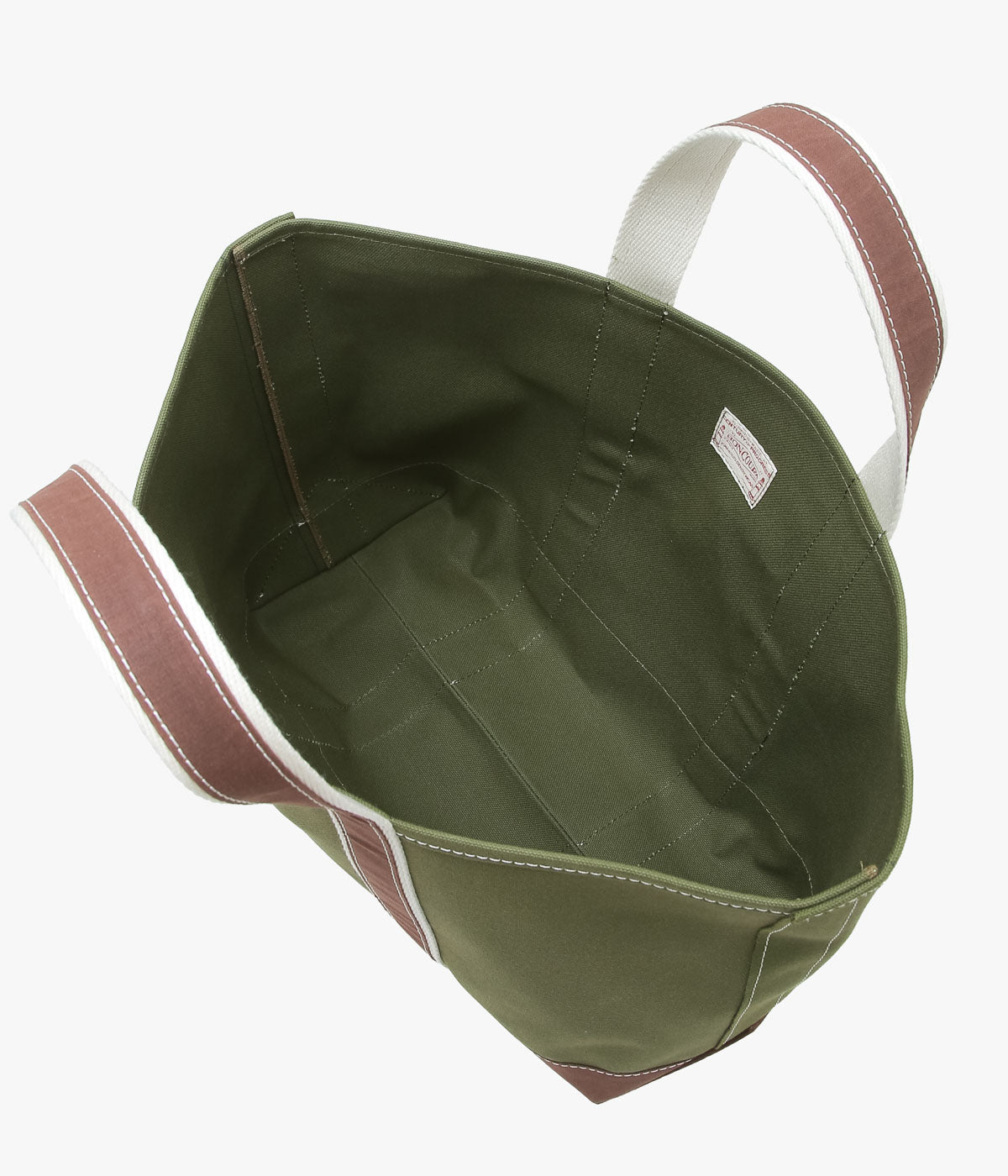 BONCOURA "BOAT TOTE ARMY" (OLIVE DUCK x PARAFFIN BROWN DUCK)