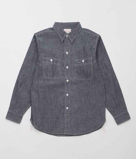 BONCOURA ''Chambray Work Shirt'' (CHAMBRAY)