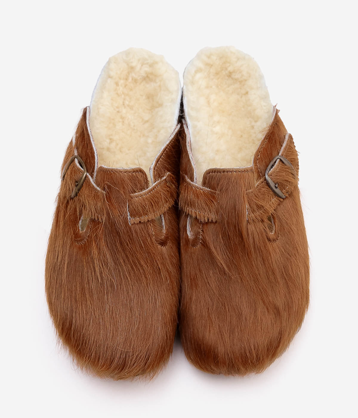 BOSABO 牛革サボ　ブラウン・ホワイト PLAIN PEOPLE｜【BOSABO/ボサボ】レザーサボサンダル | Rakuten