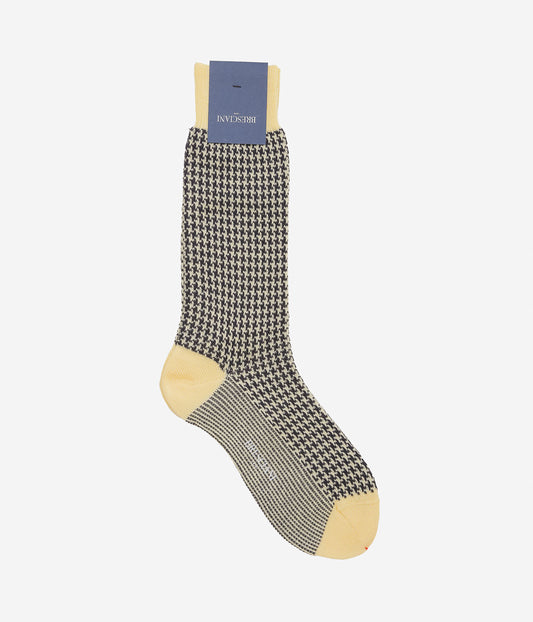 BRESCIANI ''HOUNDSTOOTH'' (IVORY X BLACK)
