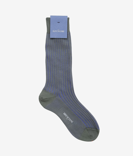 BRESCIANI ''STRIPE'' (GREY X BLUE)
