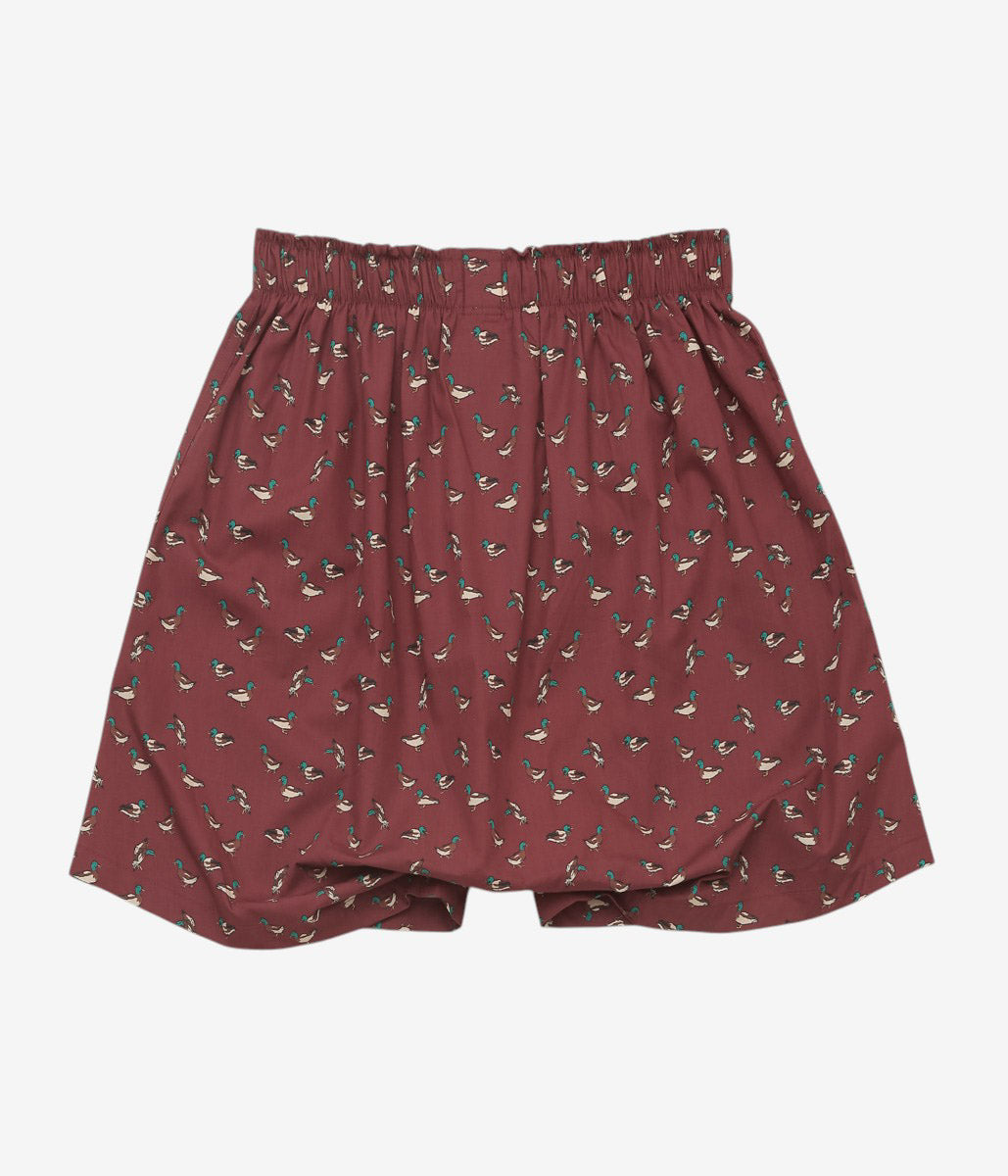 BROOKS BROTHERS ''BOXER SHORTS BLOADCLOTH'' (BURGUNDY/DUCK)