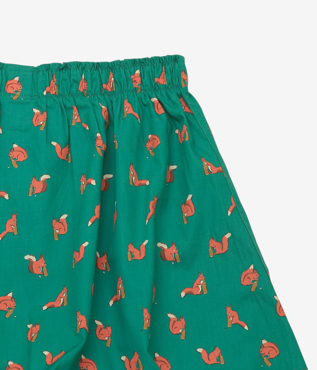 BROOKS BROTHERS ''BOXER SHORTS BLOADCLOTH'' (GREEN/SQUIRREL)