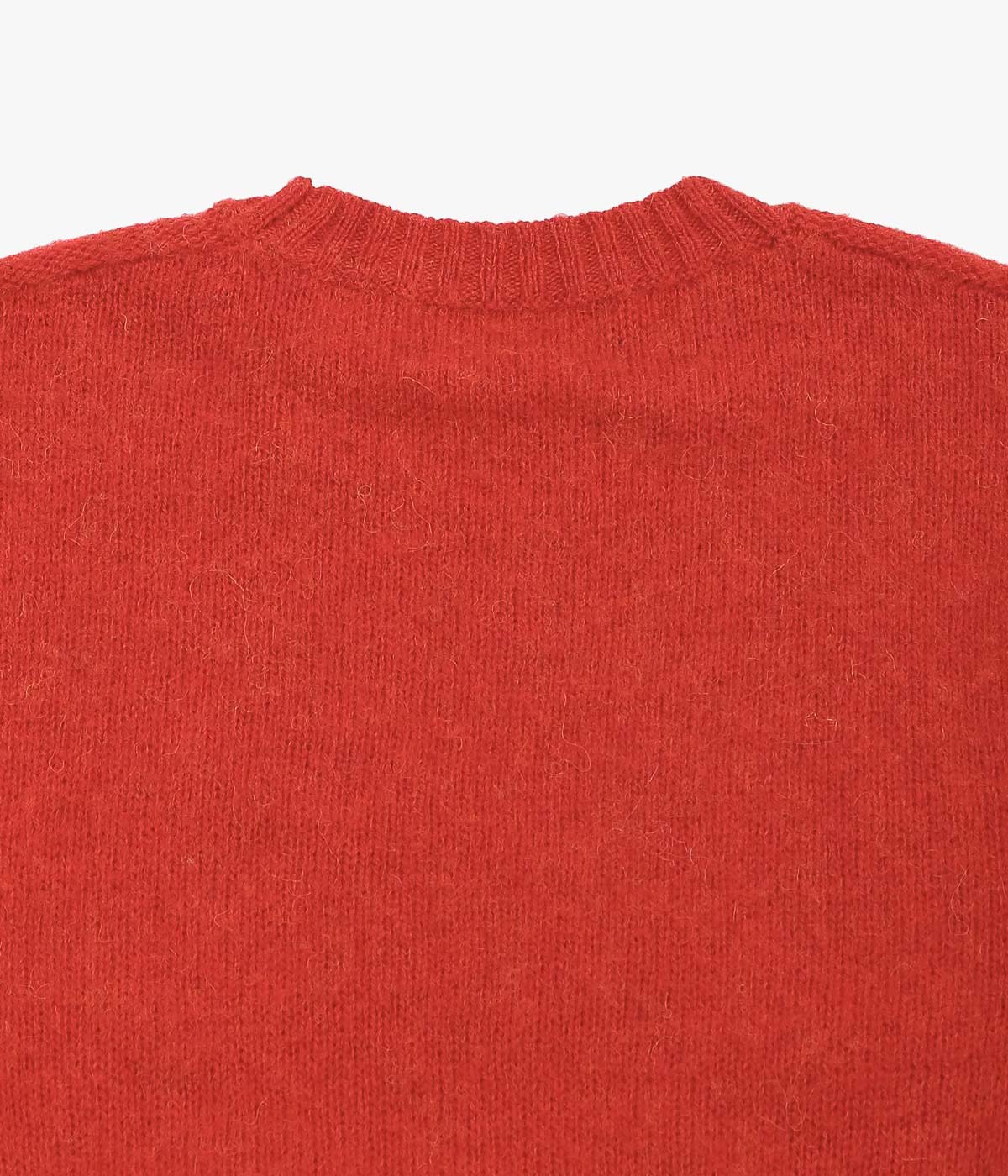 BROOKS BROTHERS ''BRUSHED WOOL CREW NECK SWEATER'' (BRANDY)