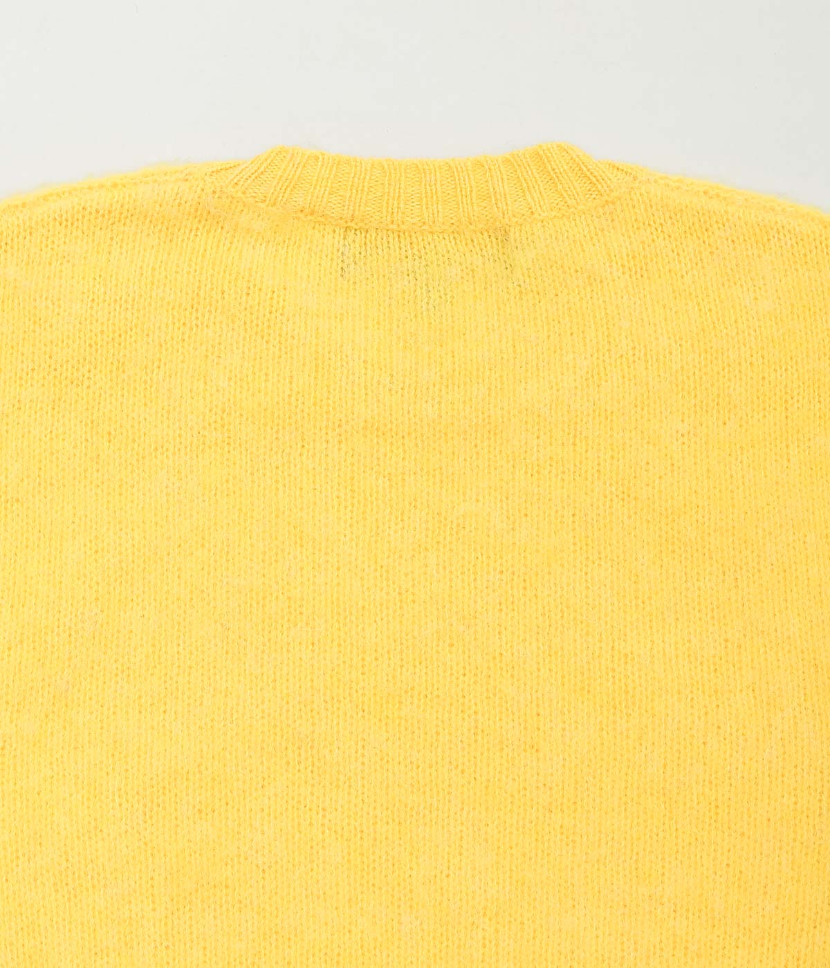 BROOKS BROTHERS ''BRUSHED WOOL CREW NECK SWEATER'' (YELLOW)