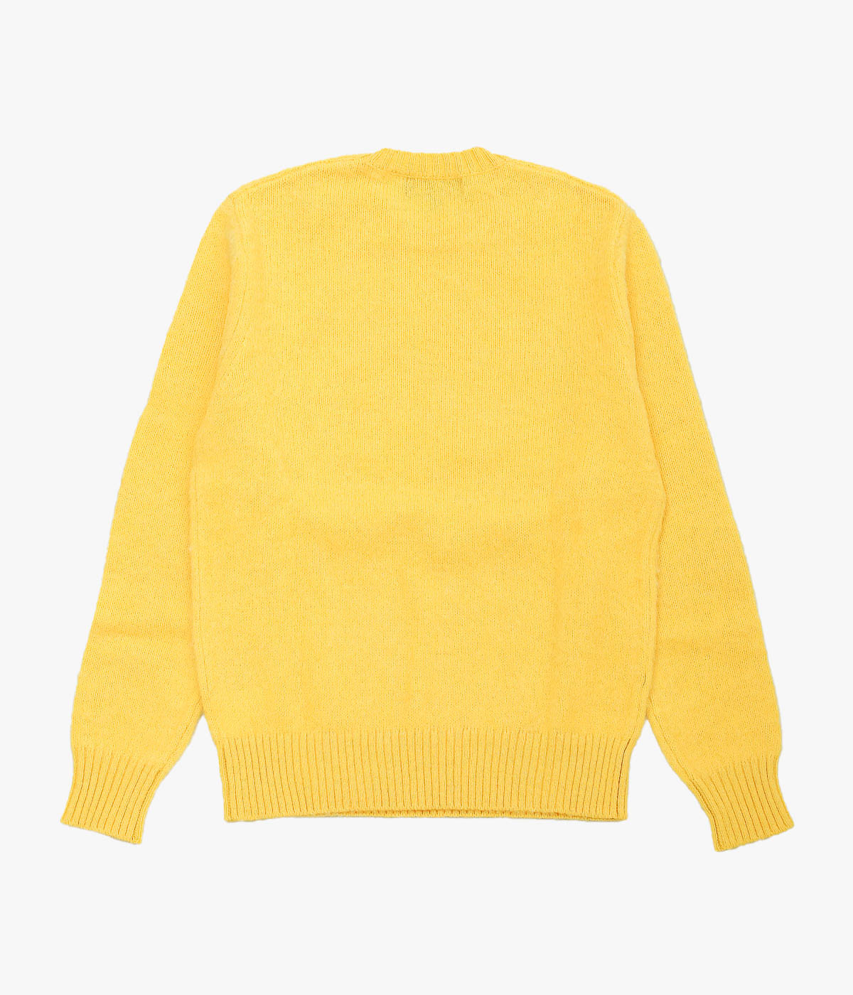 BROOKS BROTHERS ''BRUSHED WOOL CREW NECK SWEATER'' (YELLOW)