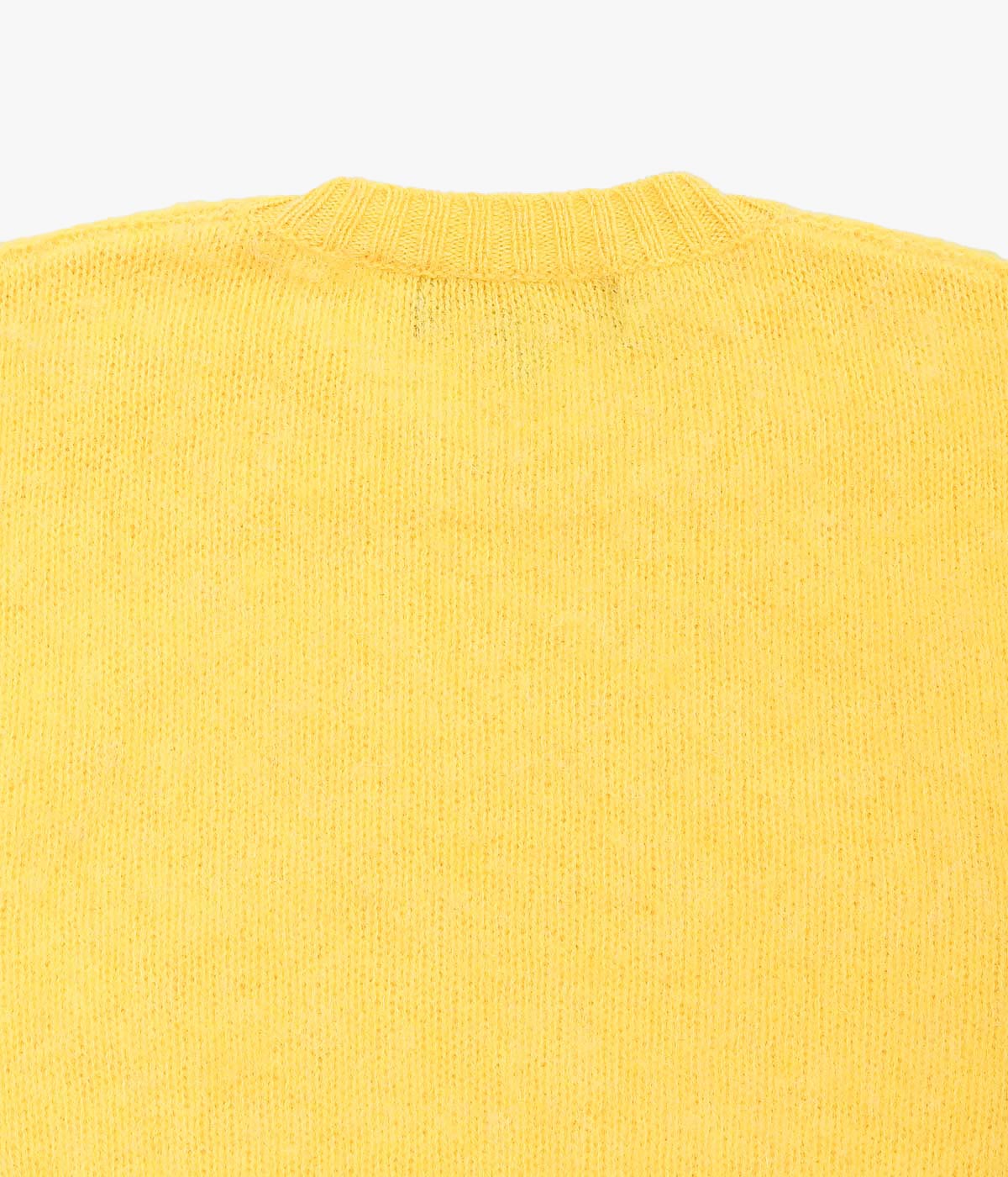 BROOKS BROTHERS ''BRUSHED WOOL CREW NECK SWEATER'' (YELLOW)