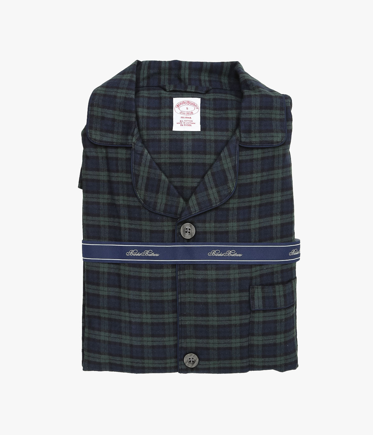 BROOKS BROTHERS ''COTTON FLANNEL PAJAMA'' (BLACKWATCH)