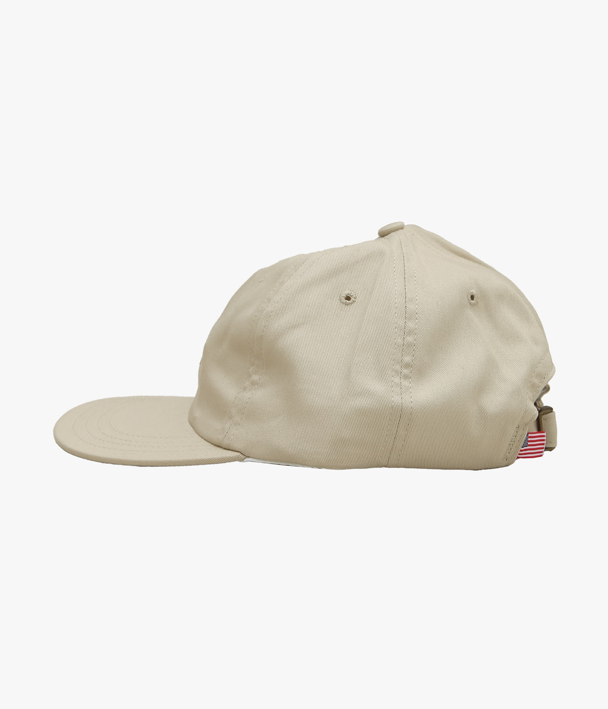 BROOKS BROTHERS ''COTTON TWILL GF LOGO BASEBALL CAP'' (KHAKI)