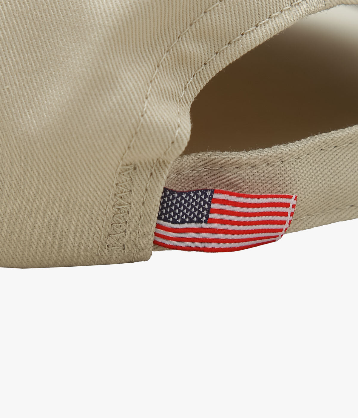 BROOKS BROTHERS ''COTTON TWILL GF LOGO BASEBALL CAP'' (KHAKI)
