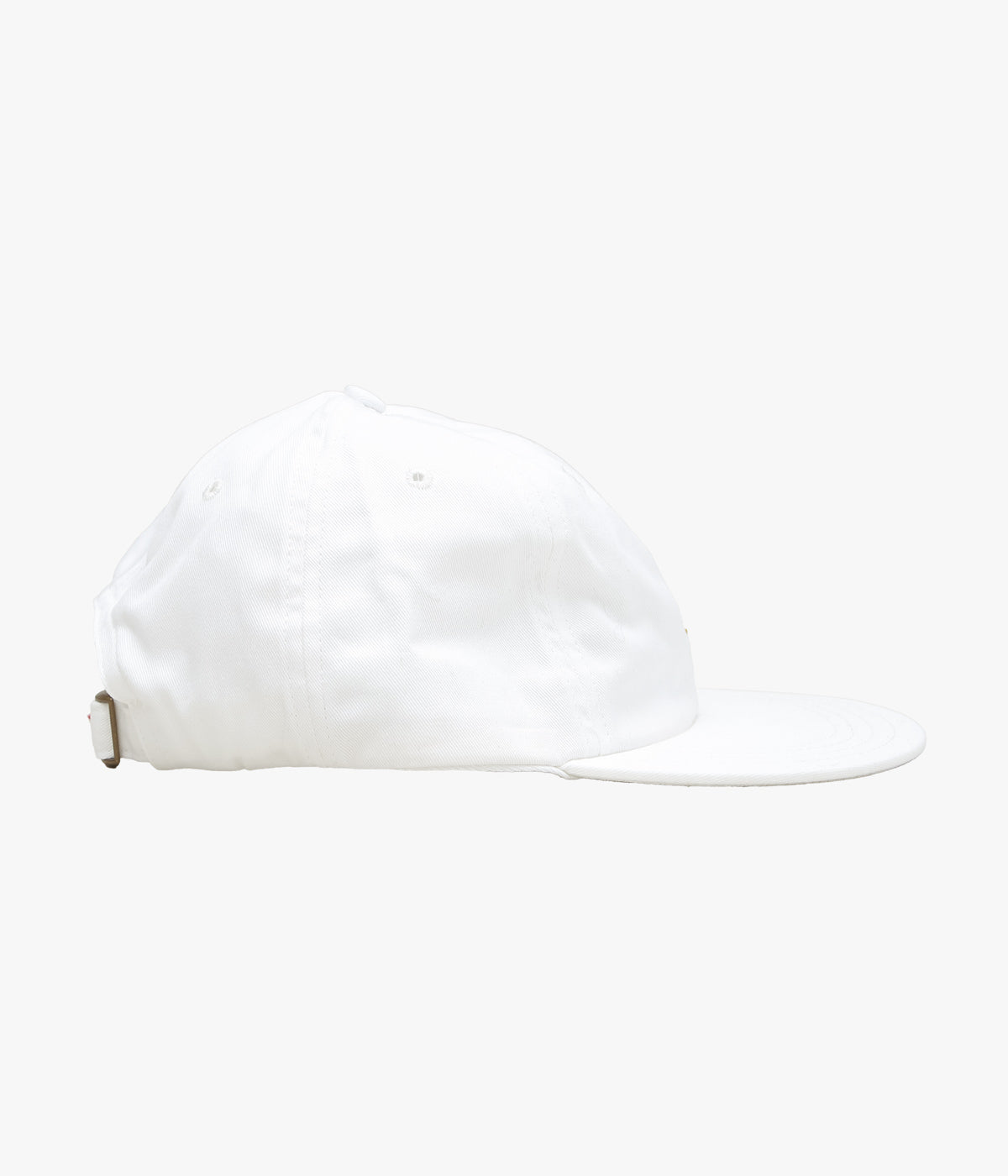 BROOKS BROTHERS ''COTTON TWILL GF LOGO BASEBALL CAP'' (WHITE)