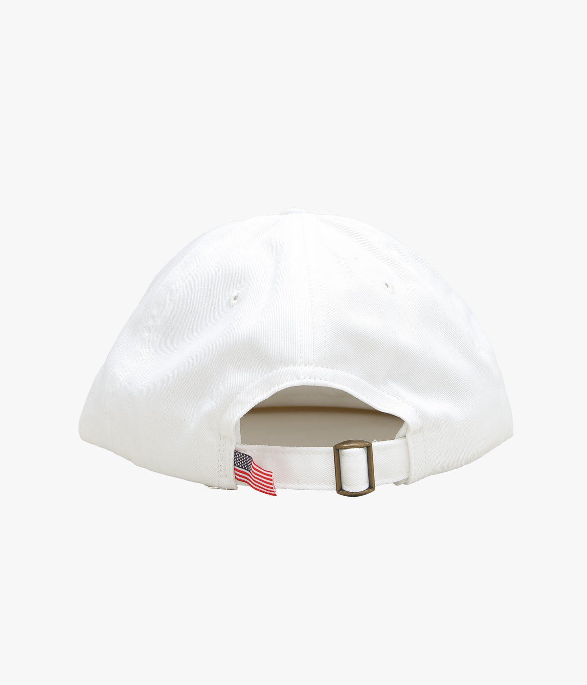BROOKS BROTHERS ''COTTON TWILL GF LOGO BASEBALL CAP'' (WHITE)