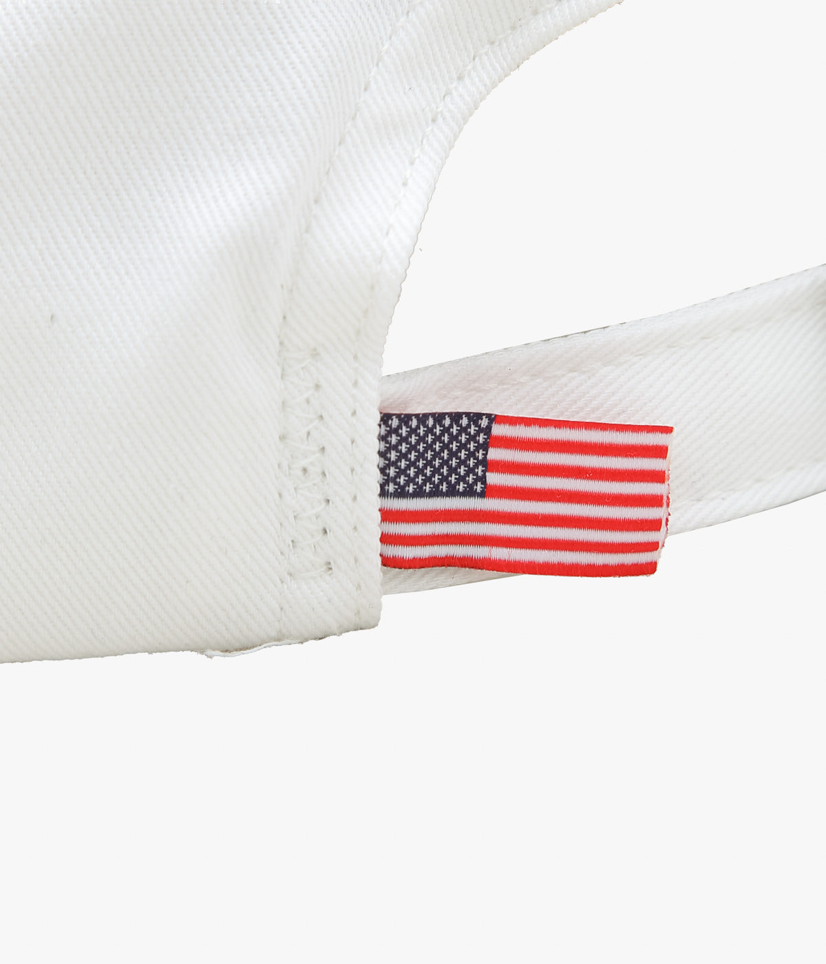BROOKS BROTHERS ''COTTON TWILL GF LOGO BASEBALL CAP'' (WHITE)