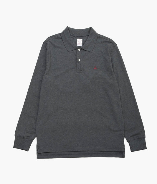 BROOKS BROTHERS ''GF POLO L/S'' (CHARCOAL)