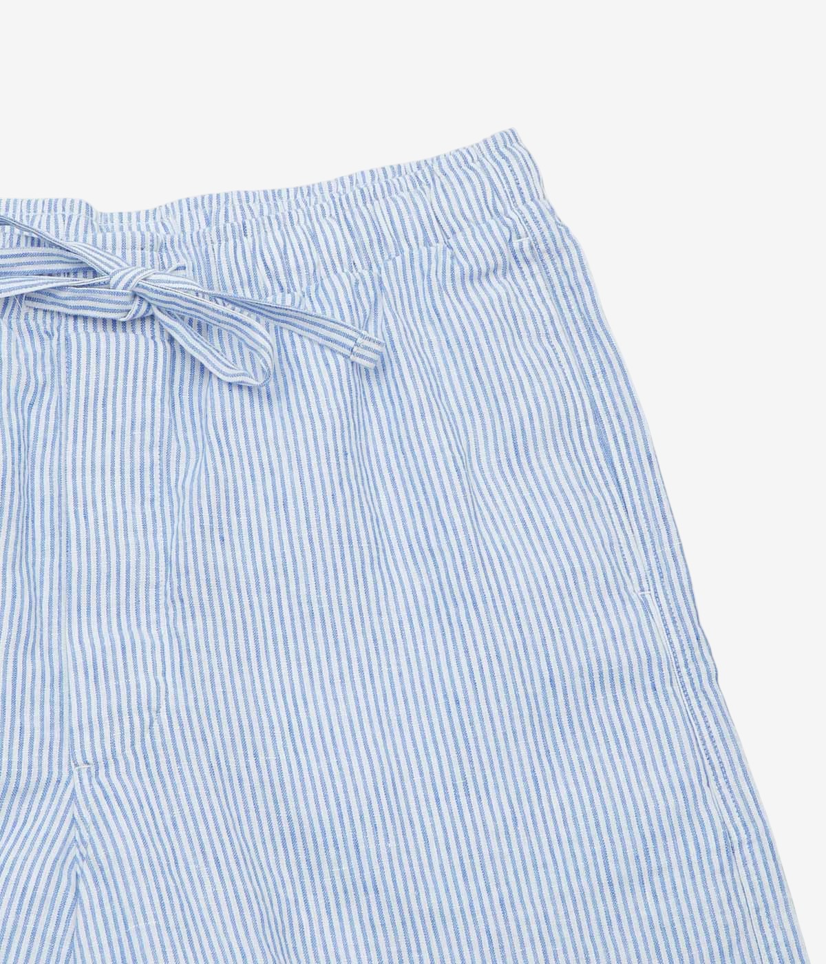 BROOKS BROTHERS ''LINEN SHORT PAJAMA '' (BLUE STRIPE)
