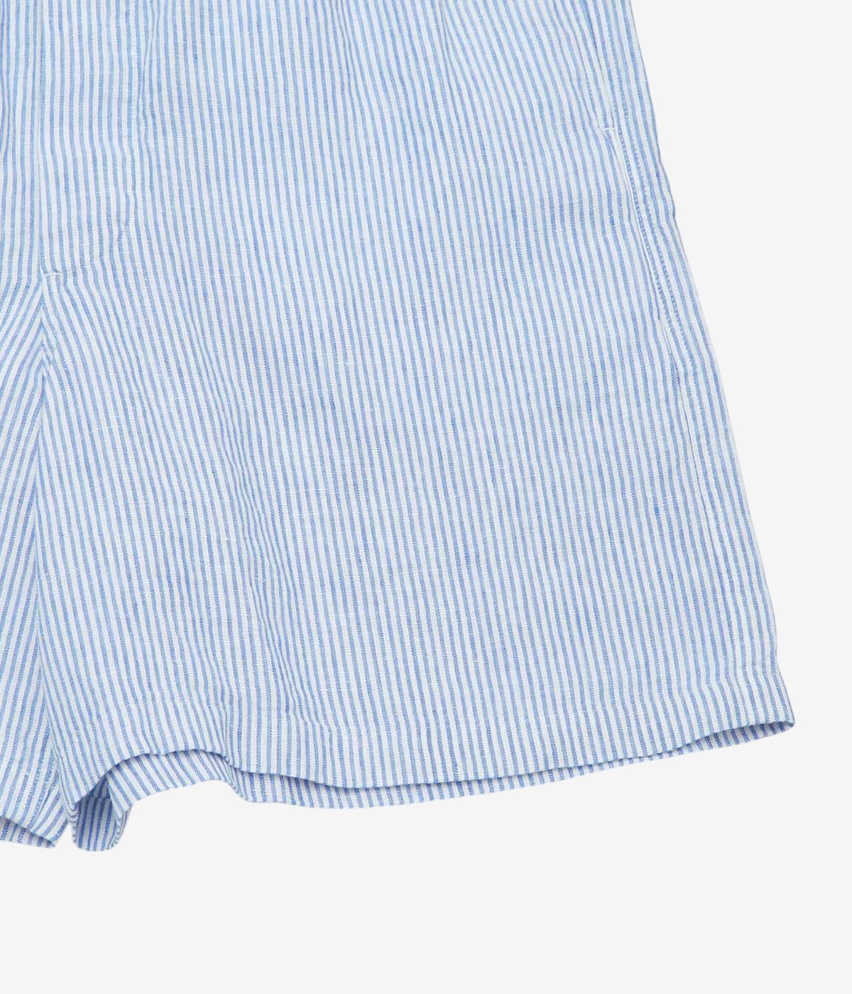 BROOKS BROTHERS ''LINEN SHORT PAJAMA '' (BLUE STRIPE)