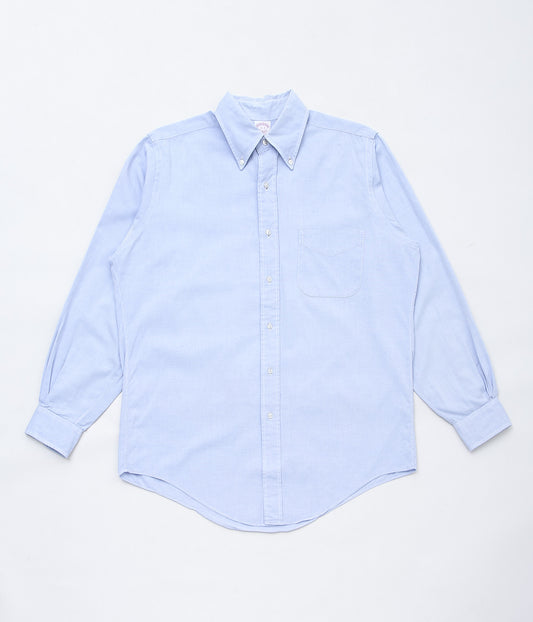 USED&VINTAGE ''BROOKS BROTHERS OXFORD SHIRT MADE IN USA'' (BLUE)