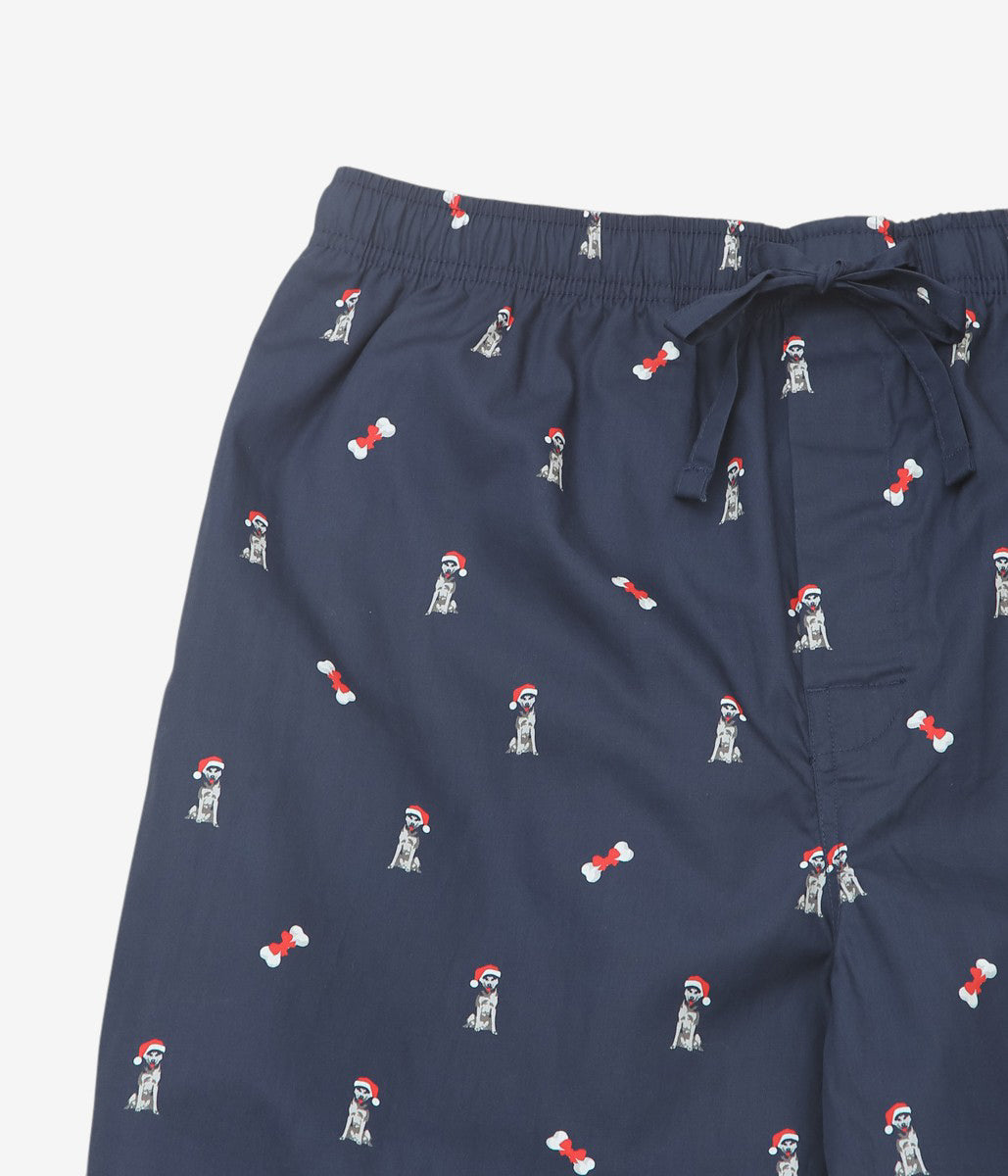 BROOKS BROTHERS ''PAJAMA PANTS BLOADCLOTH'' (NAVY/DOG)