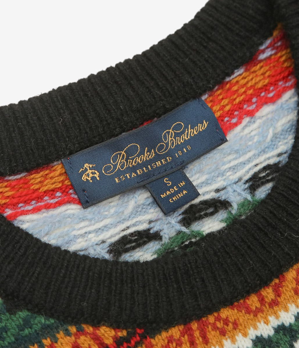 BROOKS BROTHERS ''SWT ML SHEEP FAIL ISLE'' (SHEEP FAIRSLE)