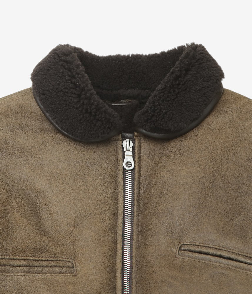 CAWLEY ''ANTIQUE AVIATOR FLYING JACKET'' (ANTIQUE CHOCOLATE)