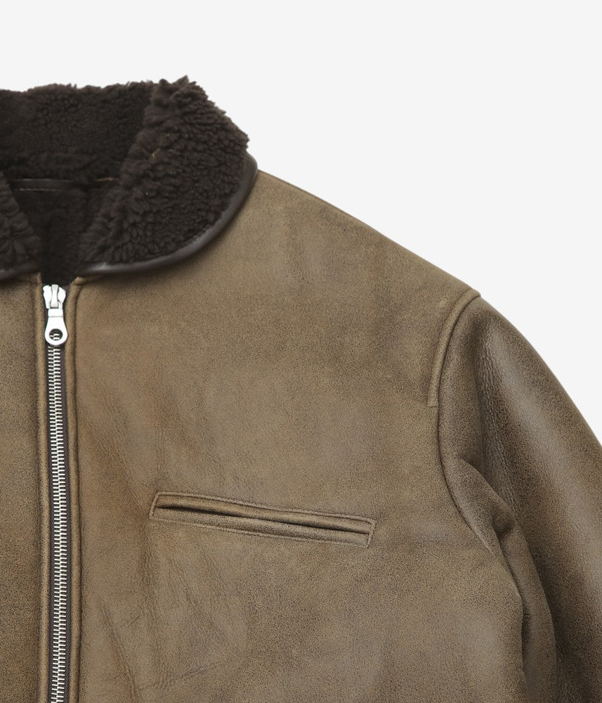 CAWLEY ''ANTIQUE AVIATOR MENS FLYING JACKET'' (ANTIQUE CHOCOLATE)