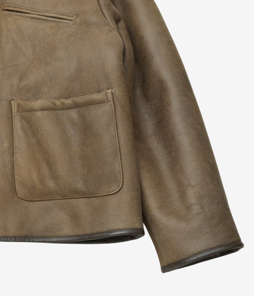 CAWLEY ''ANTIQUE AVIATOR MENS FLYING JACKET'' (ANTIQUE CHOCOLATE)