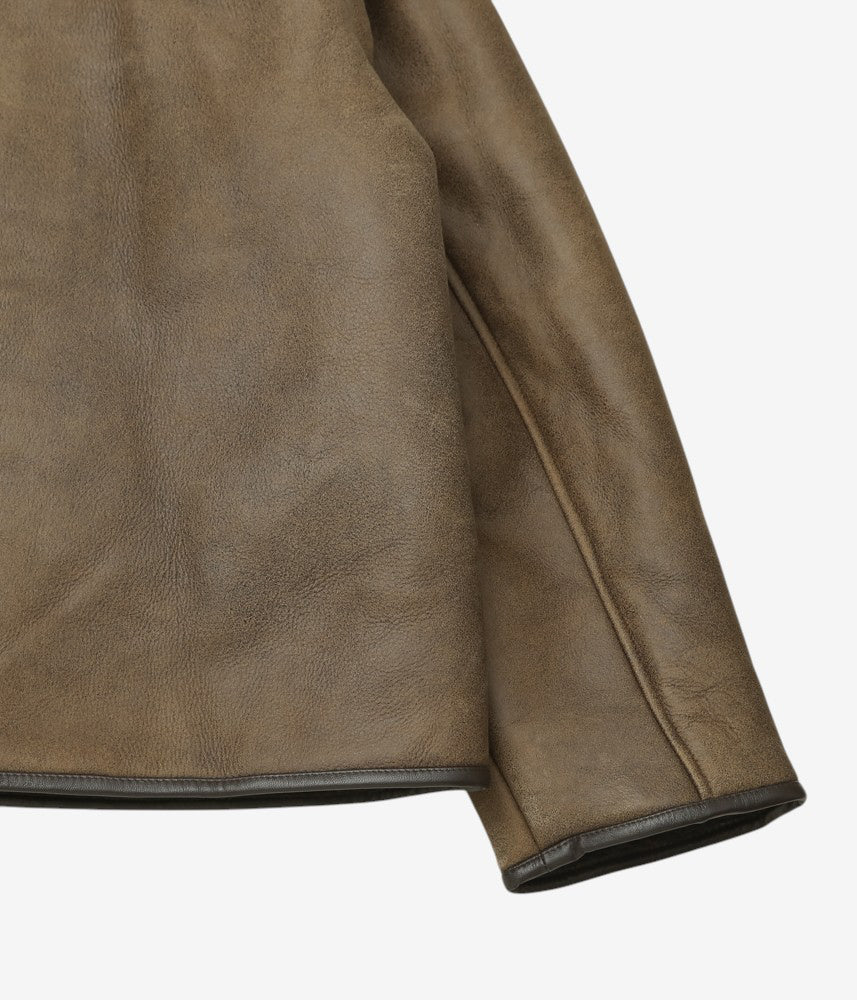 CAWLEY ''ANTIQUE AVIATOR MENS FLYING JACKET'' (ANTIQUE CHOCOLATE)