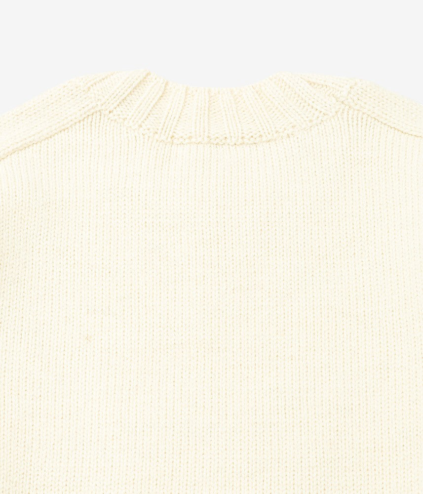 CAWLEY ''BRUSHED BRITISH WOOL MENS HORSE JUMPER'' (NATURAL/AUTUMN)