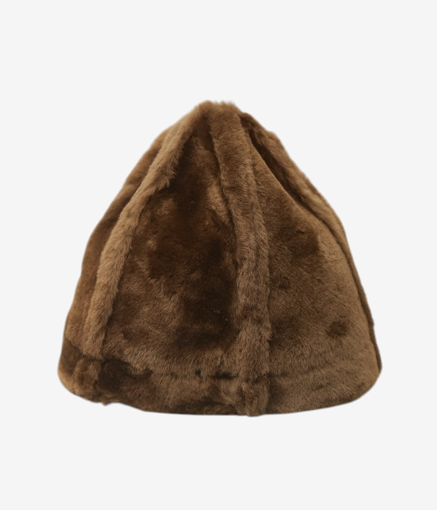 CAWLEY ''STRAIGHT HAIR HIGH PEAK HAT'' (PECAN)