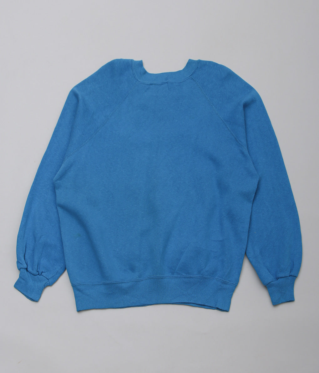 USED&VINTAGE ''"CHARLES TOWN RACES"SWEATSHIRT'' (BLUE)