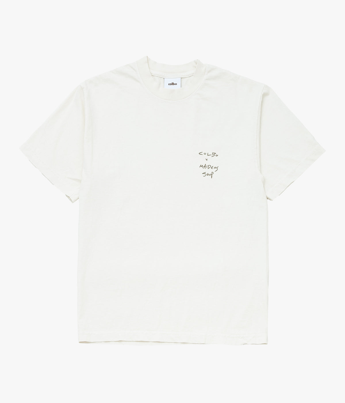 COLBO×MAIDENS SHOP ''COLBO×MAIDENS SHOP LOGO T'' (CREAM)