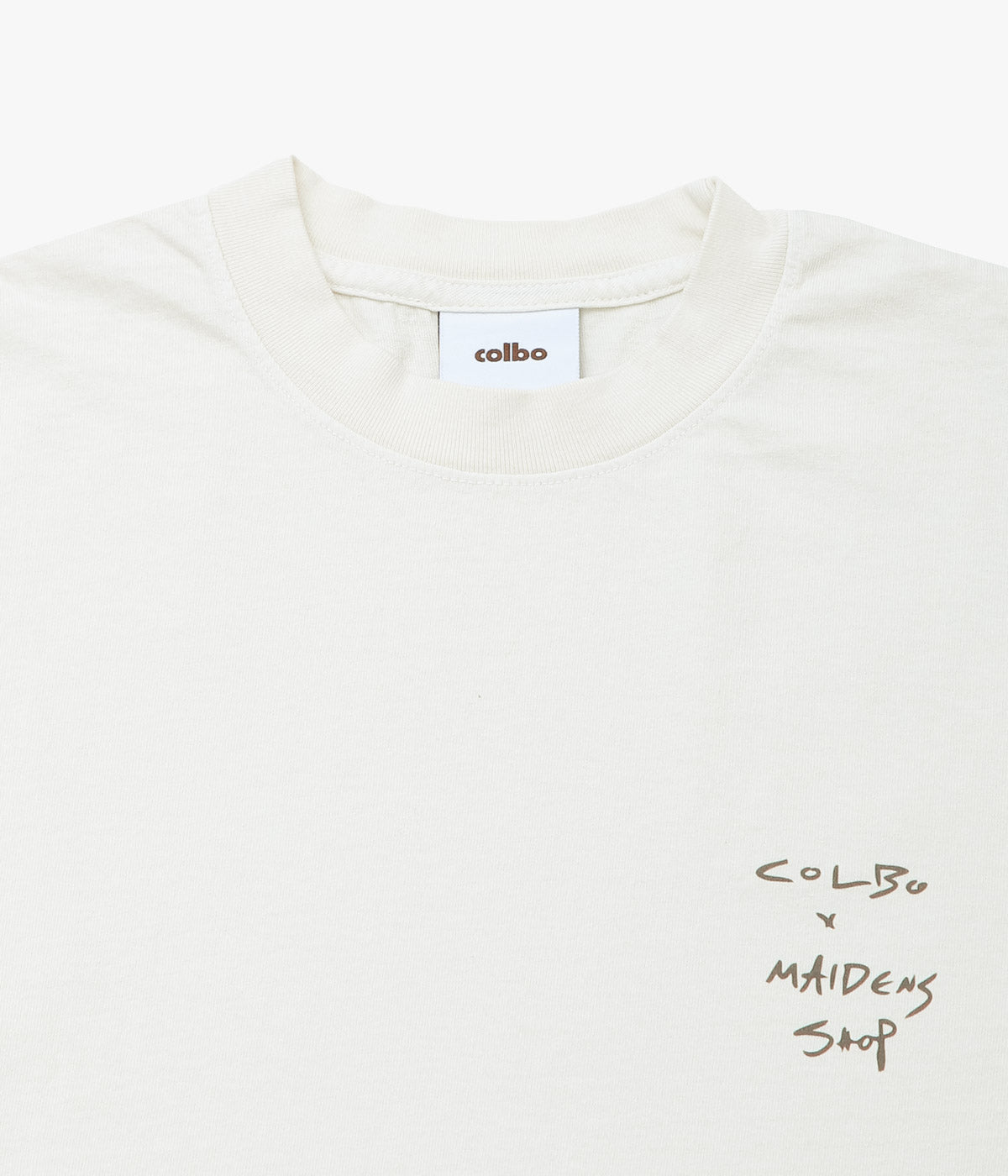 COLBO×MAIDENS SHOP ''COLBO×MAIDENS SHOP LOGO T'' (CREAM)