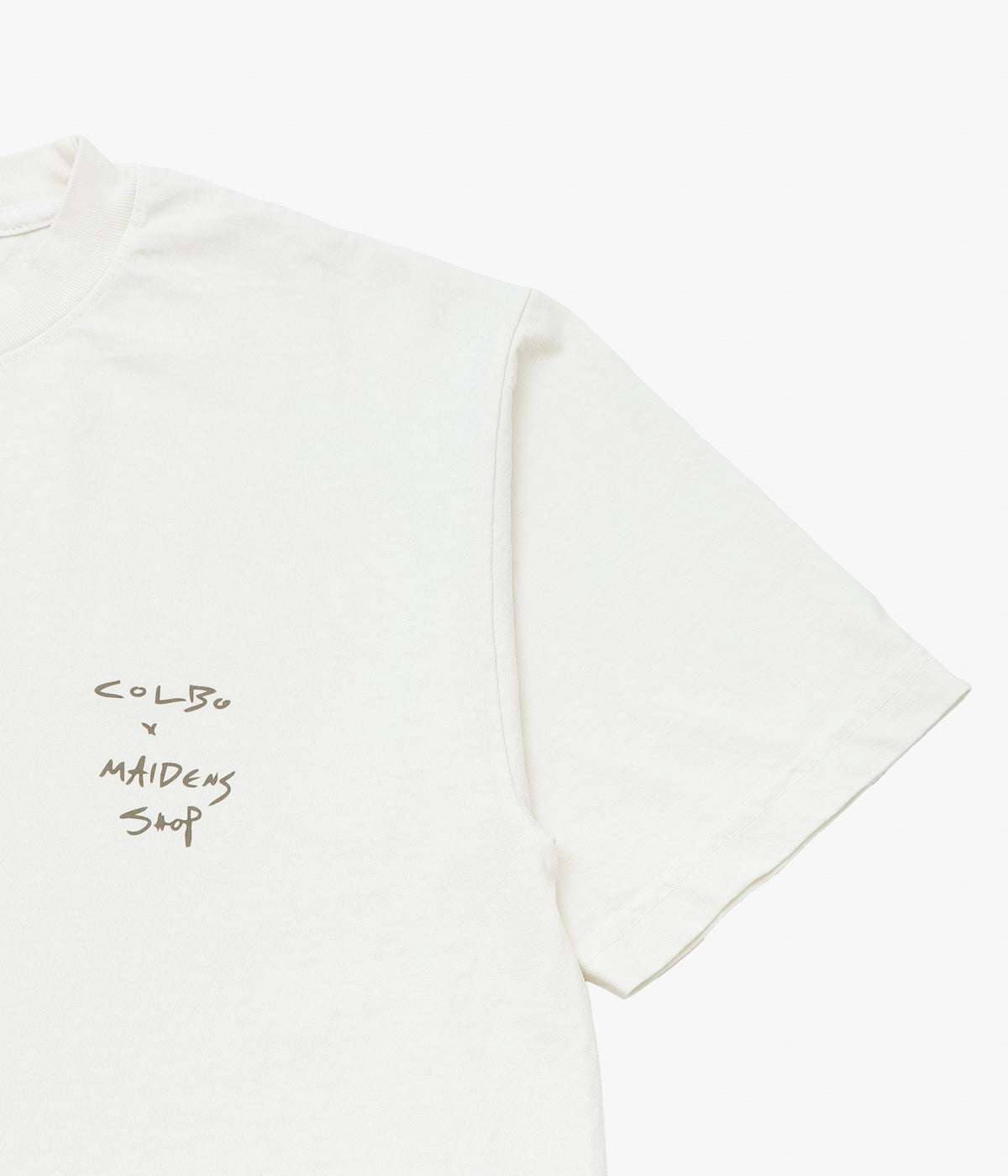 COLBO×MAIDENS SHOP ''COLBO×MAIDENS SHOP LOGO T'' (CREAM)