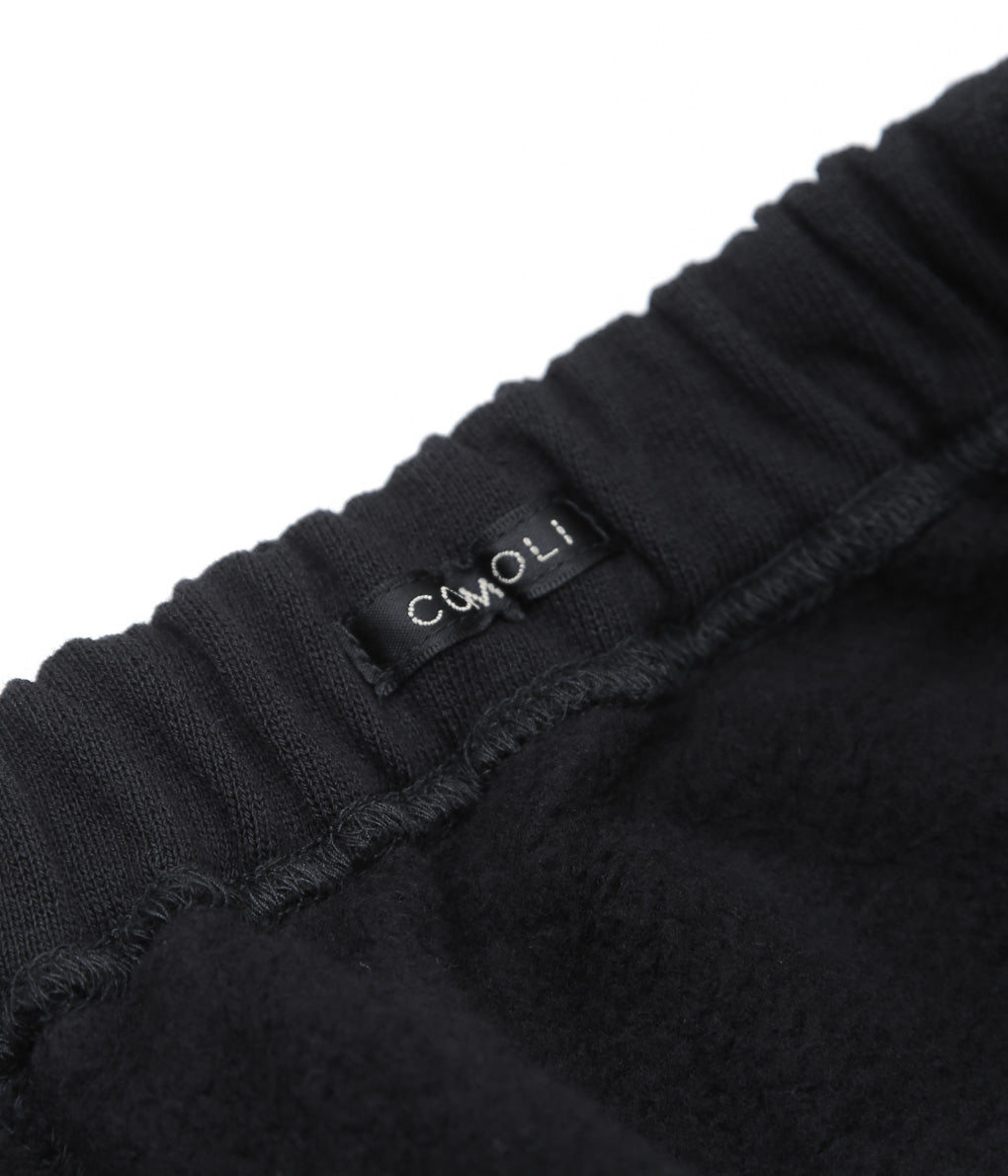 COMOLI ''コットン裏毛 パンツ'' (BLACK)