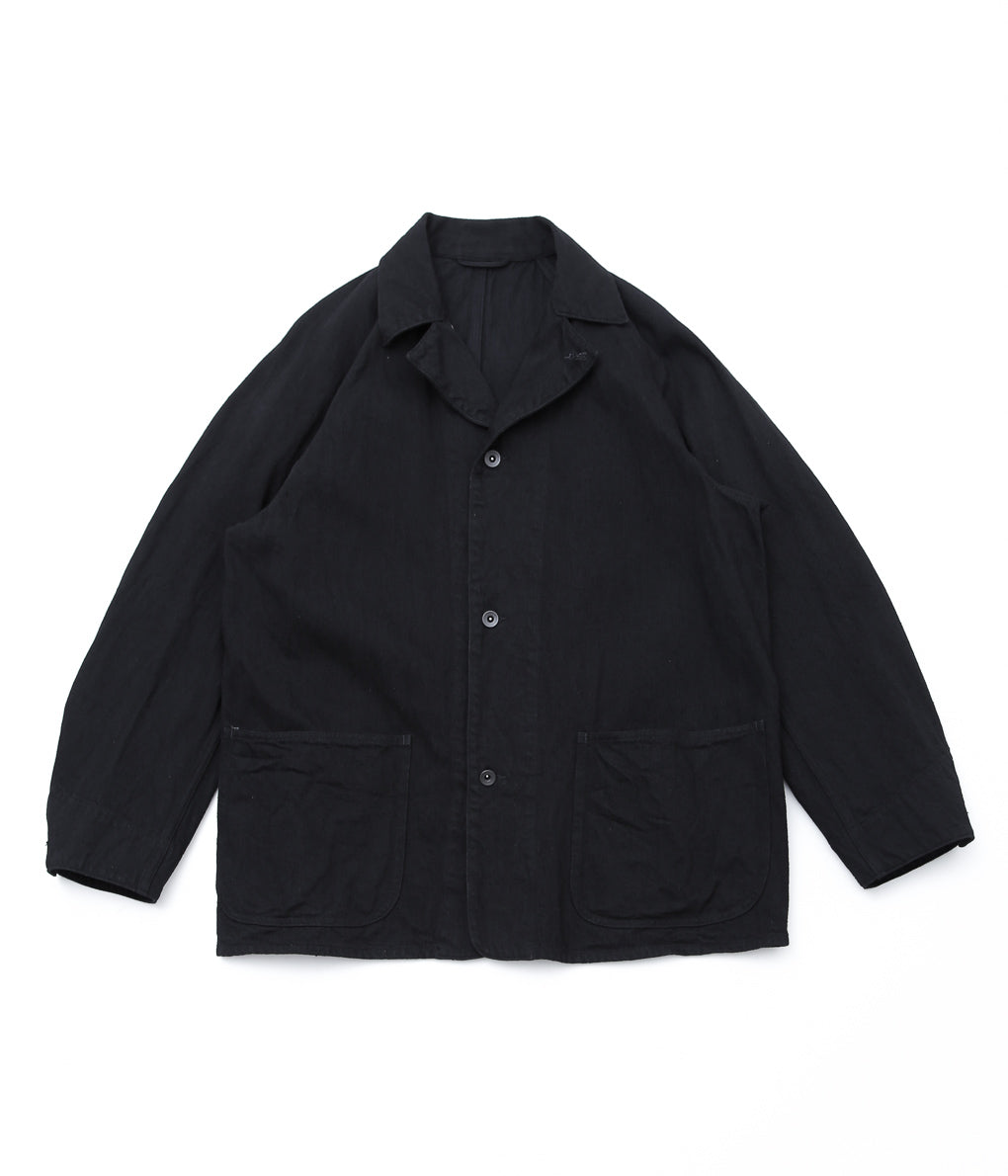 COMOLI ''デニム ワークジャケット'' (BLACK)