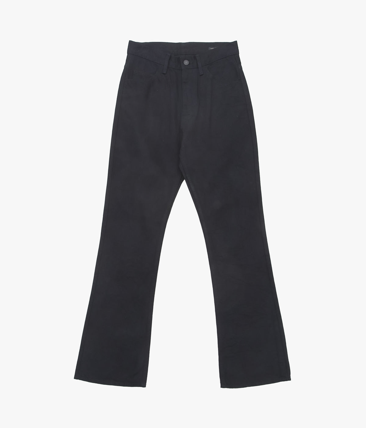 COMOLI ''ブラックデニム 5Pパンツ'' (BLACK)