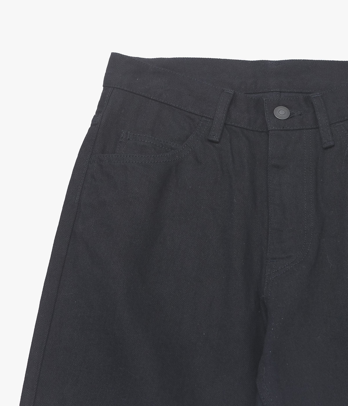 COMOLI ''ブラックデニム 5Pパンツ'' (BLACK) – THE STORE BY MAIDENS