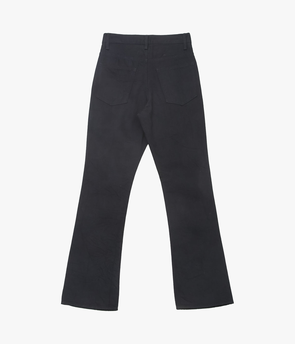 COMOLI ''ブラックデニム 5Pパンツ'' (BLACK)
