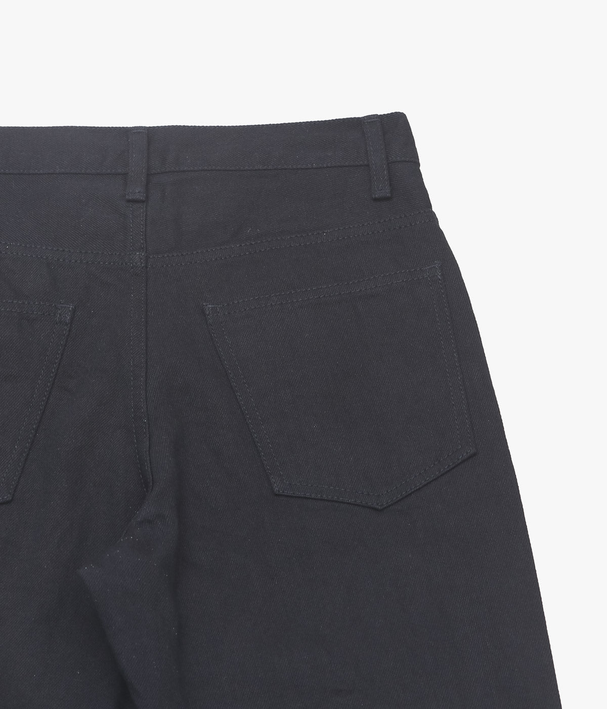 COMOLI ブラックデニム 5ポケットパンツ COMOLI ''ブラックデニム 5Pパンツ'' (BLACK) – THE STORE BY MAIDENS