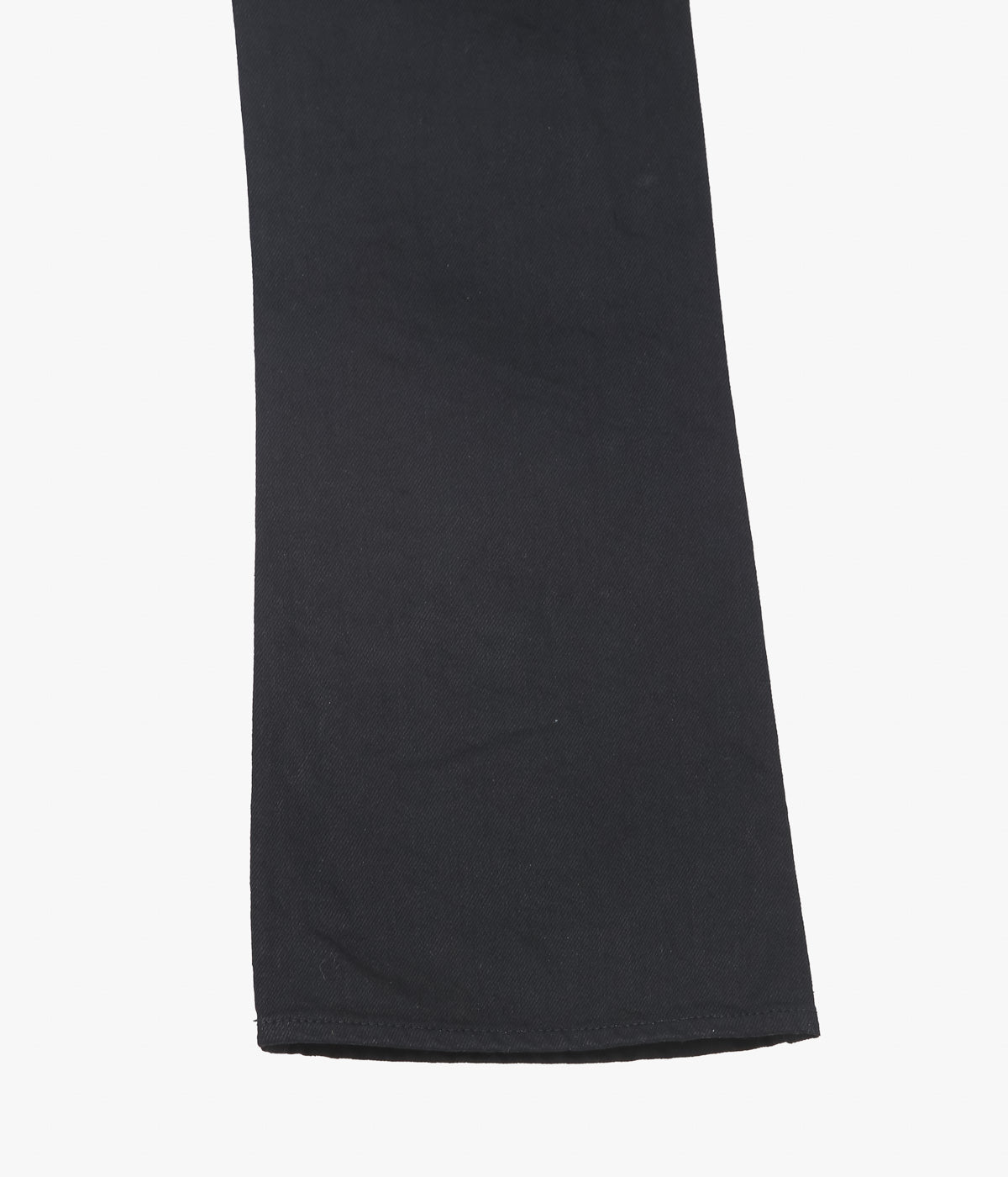 COMOLI ''ブラックデニム 5Pパンツ'' (BLACK)