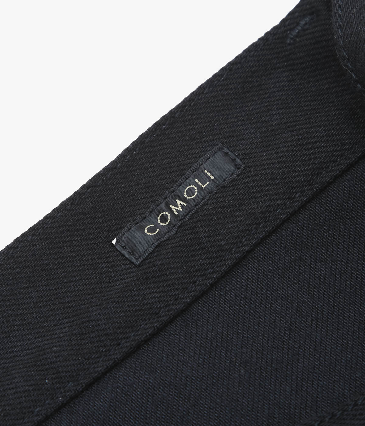 COMOLI ''ブラックデニム 5Pパンツ'' (BLACK) – THE STORE BY MAIDENS