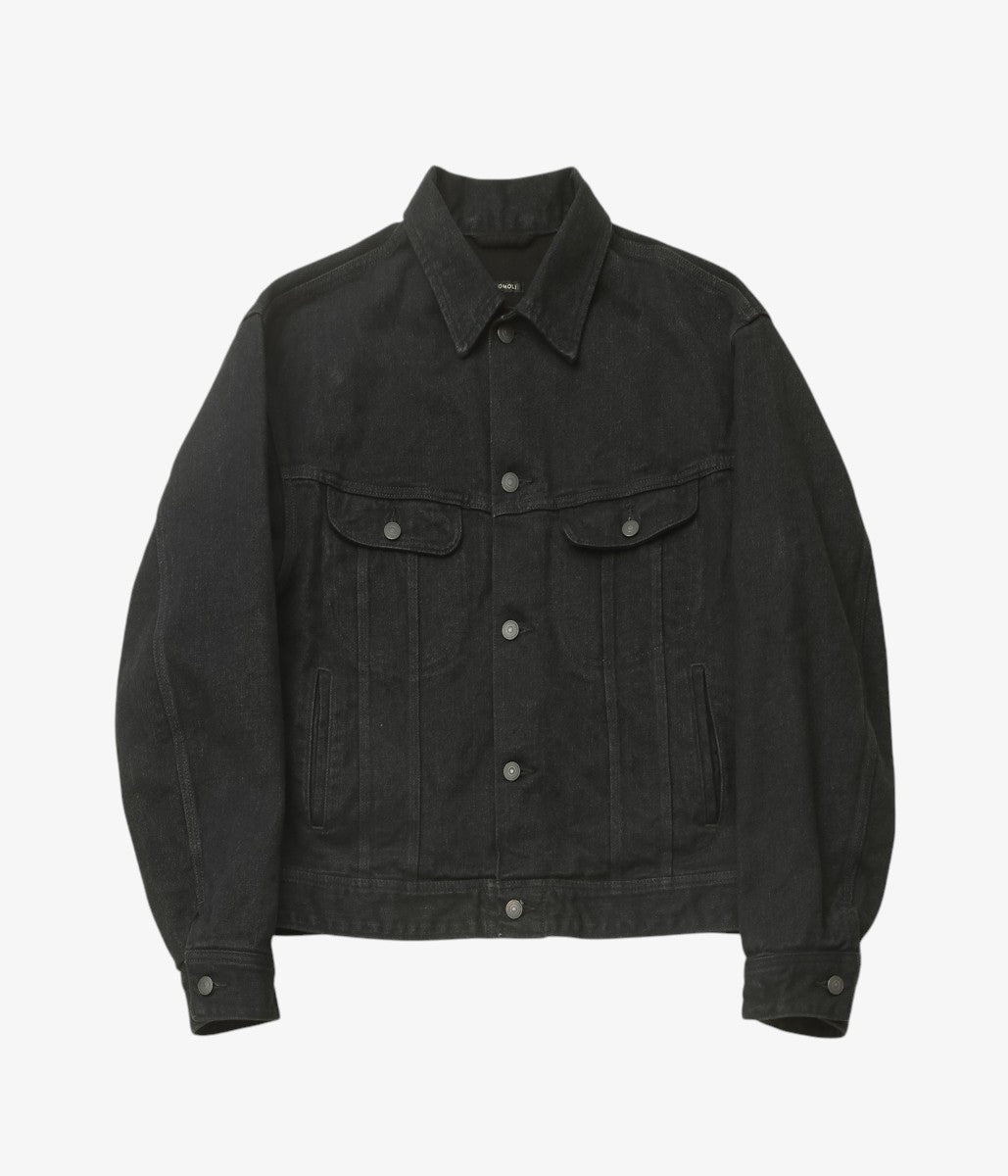 COMOLI ''블랙 데님 재킷'' (BLACK)