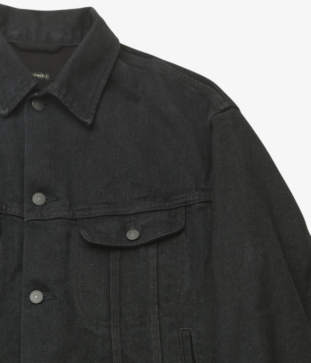 COMOLI ''블랙 데님 재킷'' (BLACK)