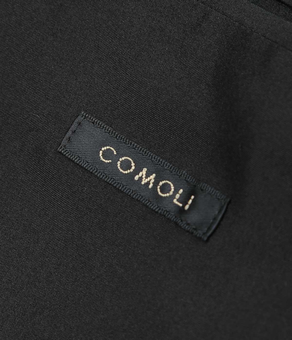COMOLI ''Cashmere Balcollar Coat'' (CHARCOAL)