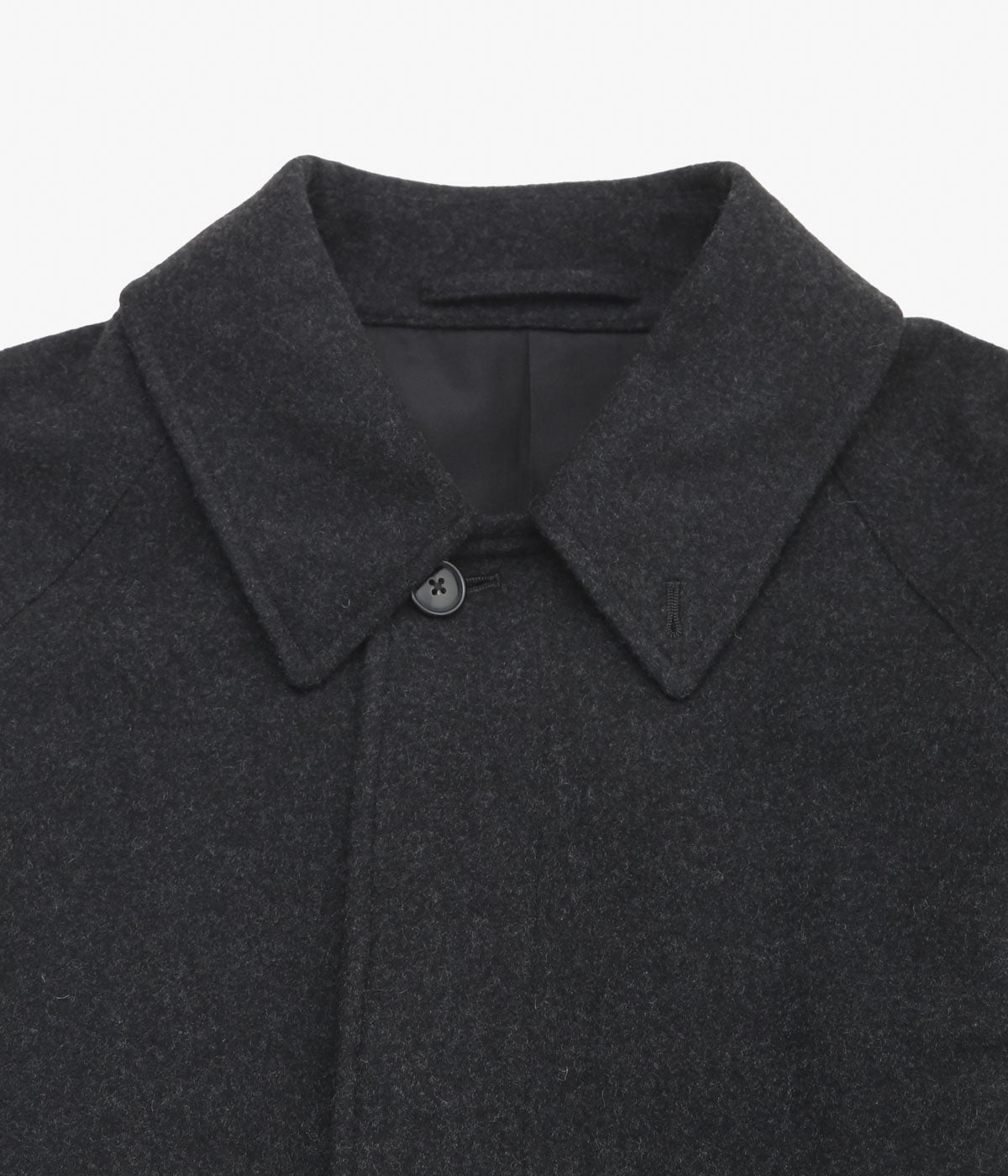COMOLI ''Cashmere Balcollar Coat'' (CHARCOAL)