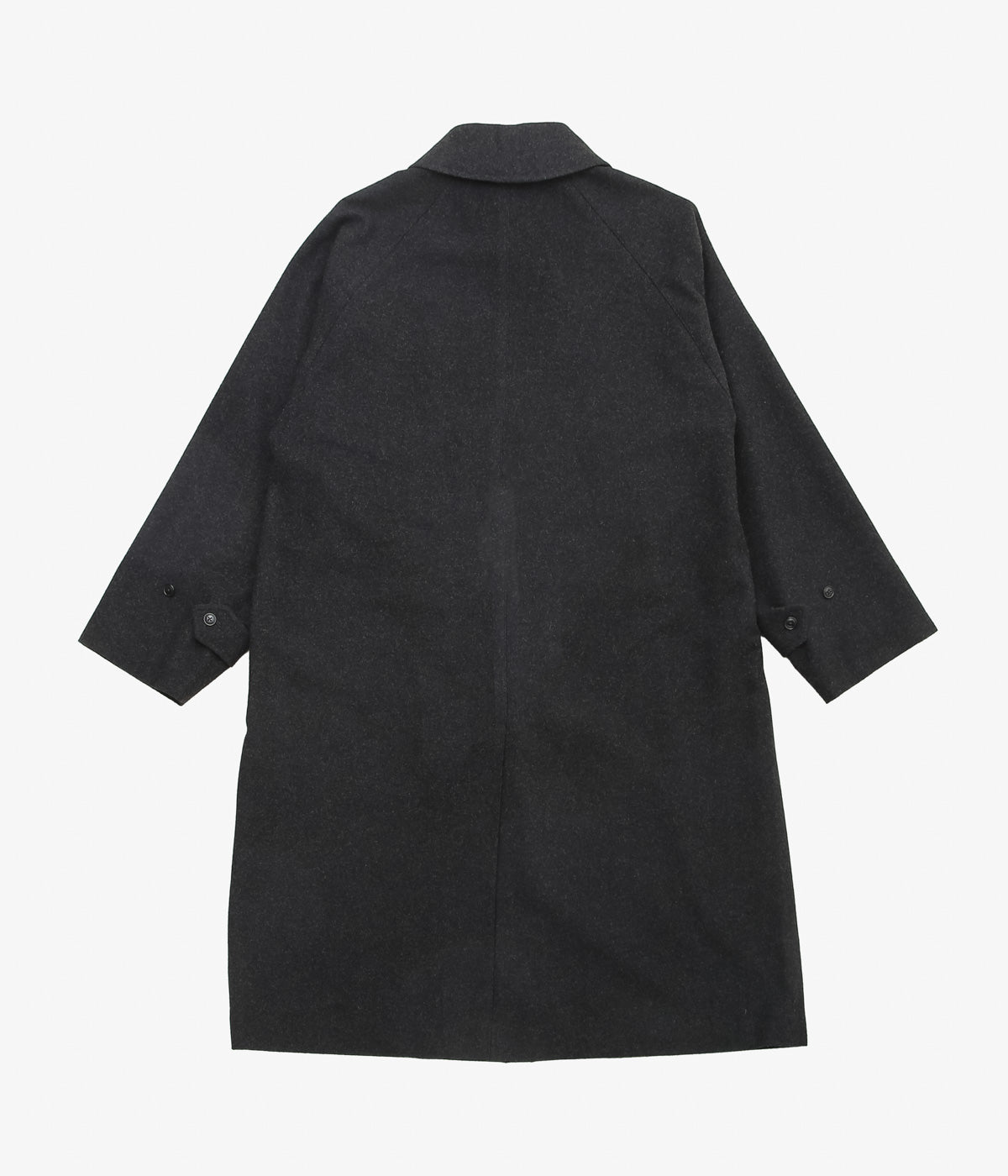 COMOLI ''Cashmere Balcollar Coat'' (CHARCOAL)