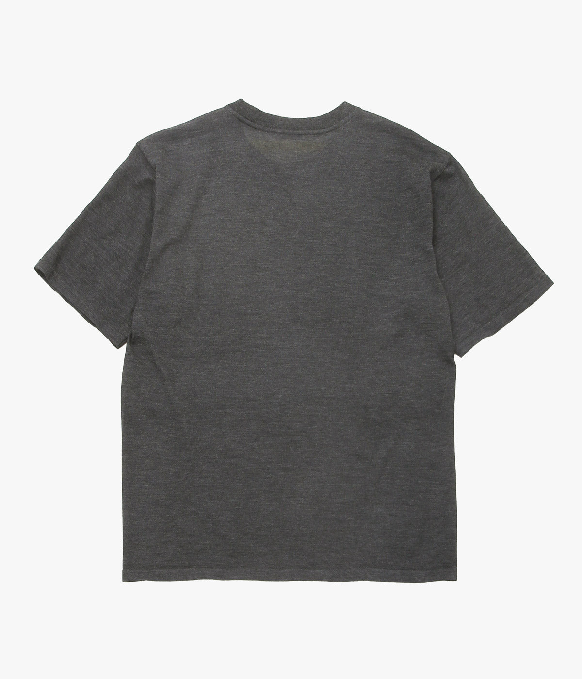 COMOLI ''カシミヤ 半袖ニット'' (CHARCOAL)