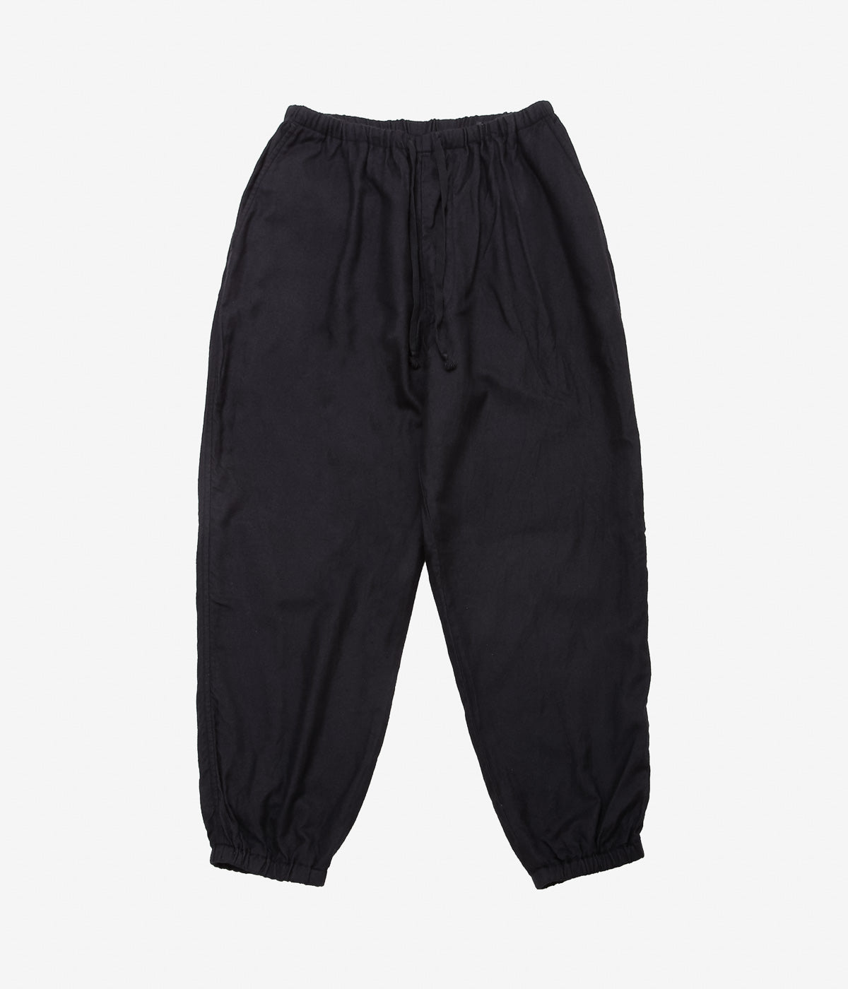COMOLI Cashmere and Silk Dyed Drawstring Pants (Navy)