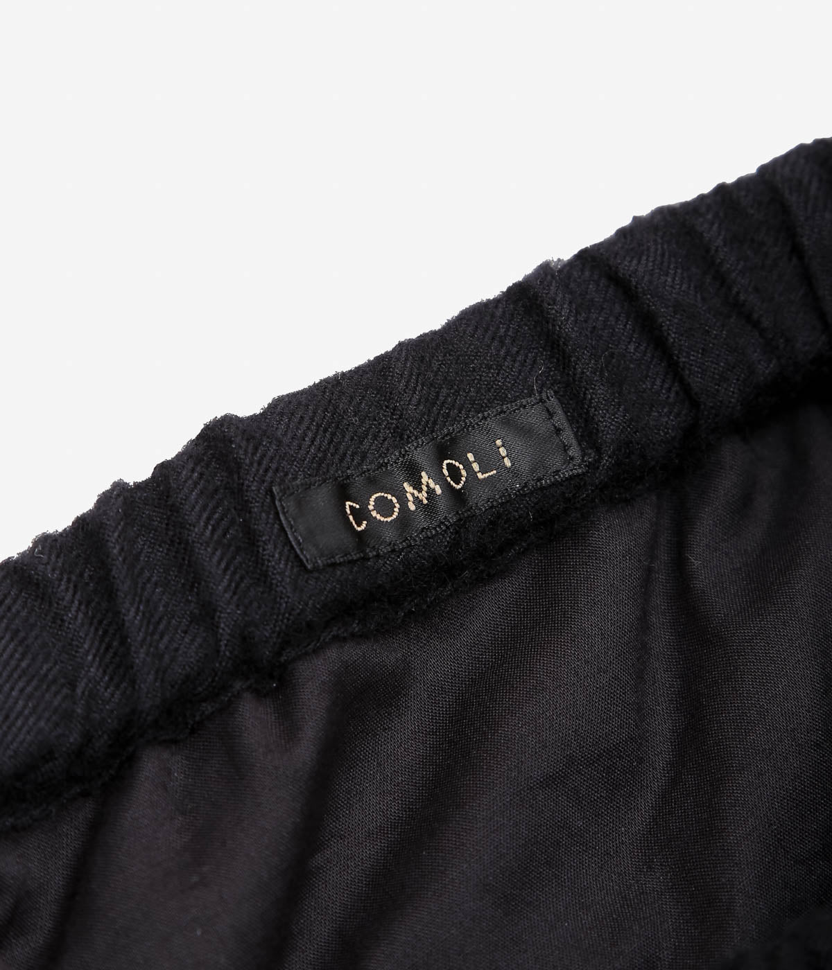 COMOLI Cashmere and Silk Dyed Drawstring Pants (Navy)